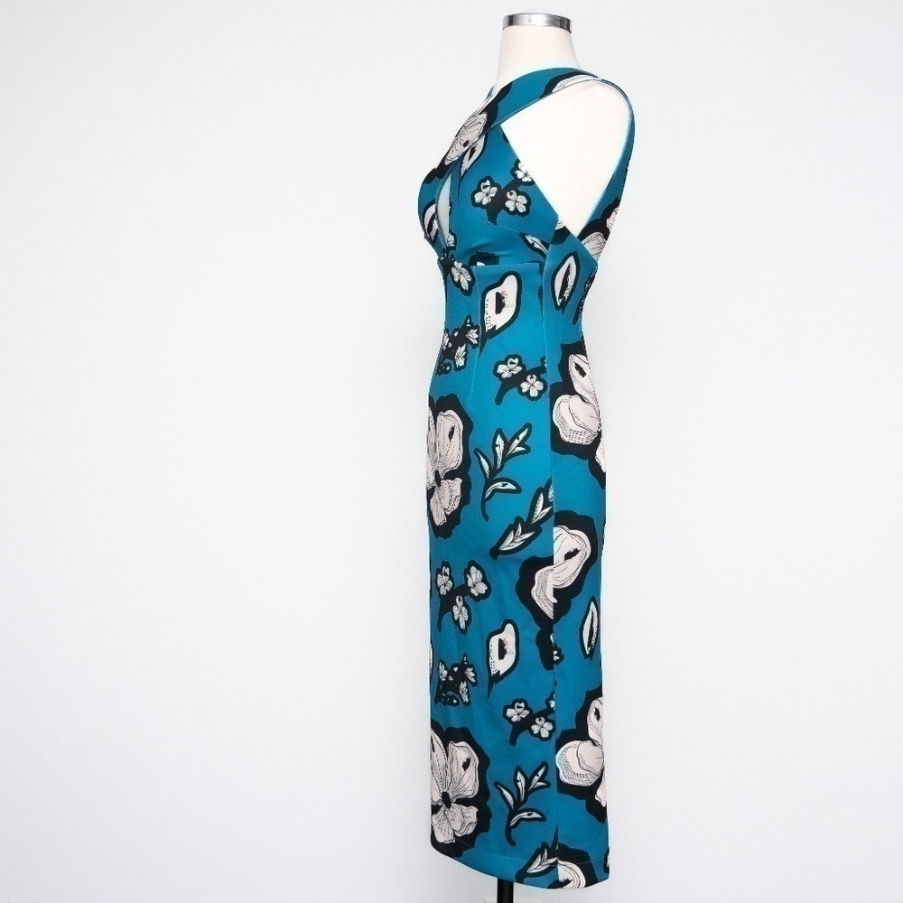 Kimberly Goldson. Chrissi peppermint floral sheath dress.‎ - Picture 9 of 16